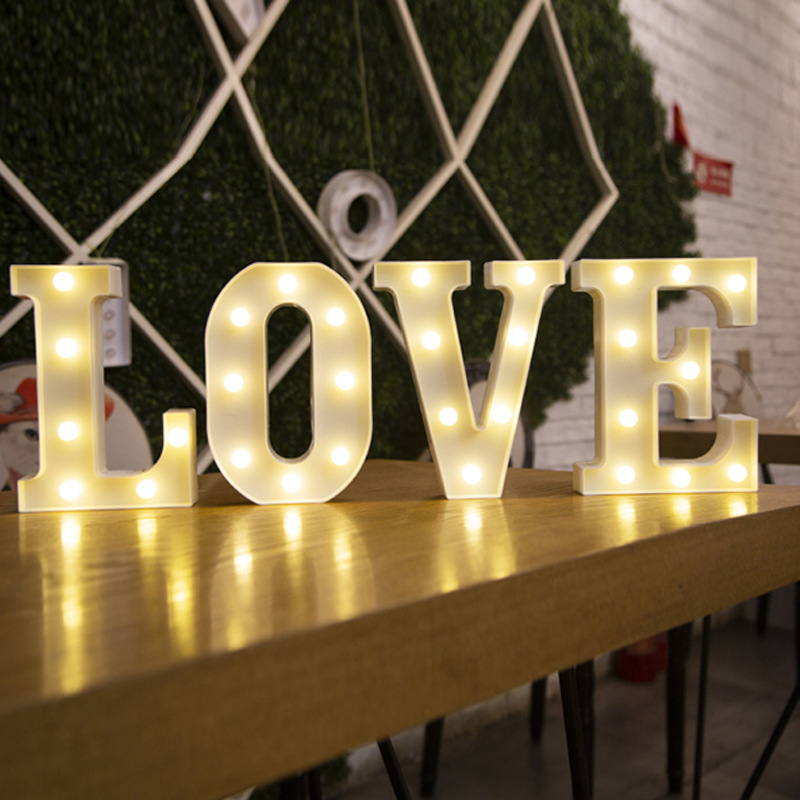 Luxury Lifestyle Items - Luxury Alphabet Letter LED Lights Luminous