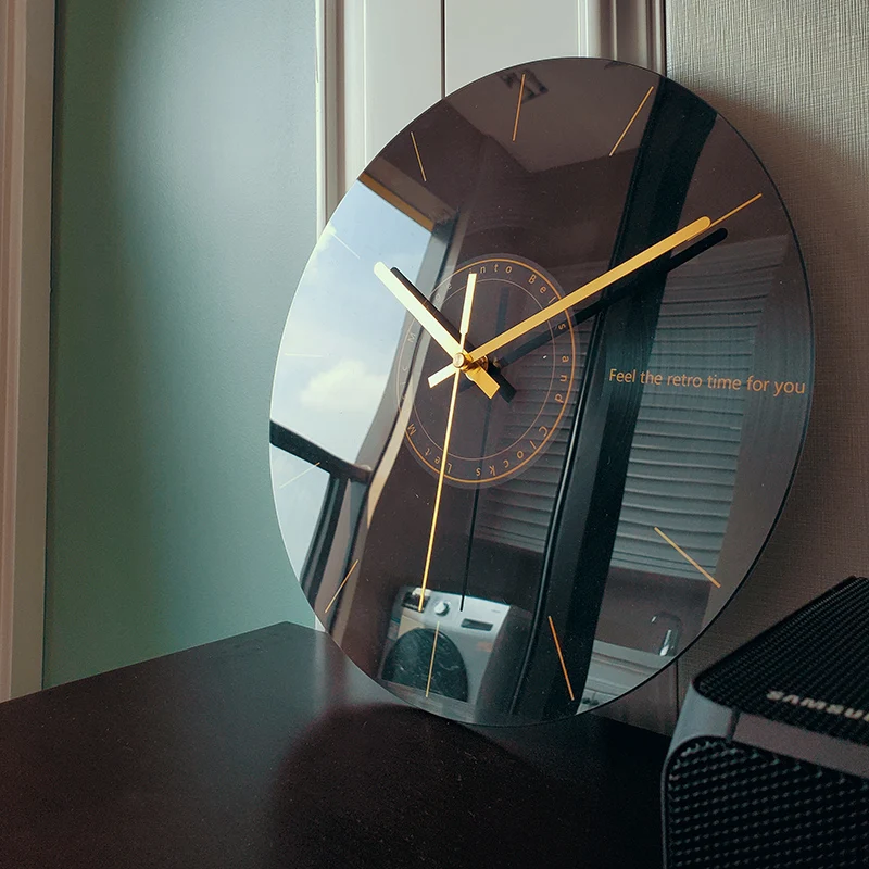 Luxury Silent Wall Clock Livin - Luxury Lifestyle Homes recension och pris