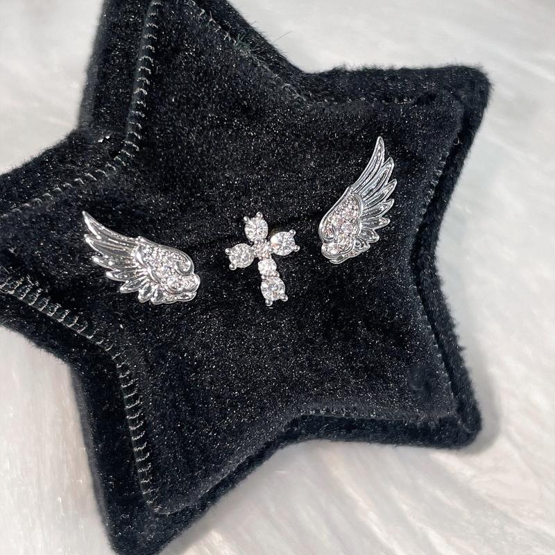 Angel Wings Cross Earrings Lux - Luxury Lifestyle Jewelry recension och pris