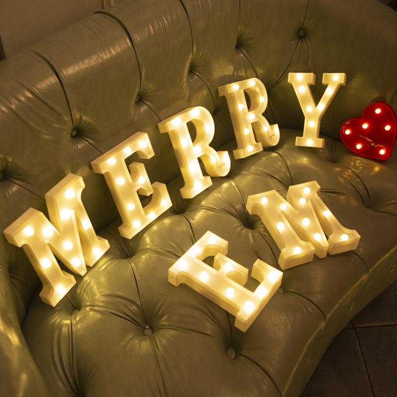 Luxury Alphabet Letter LED Lig - Luxury Lifestyle Items recension och pris