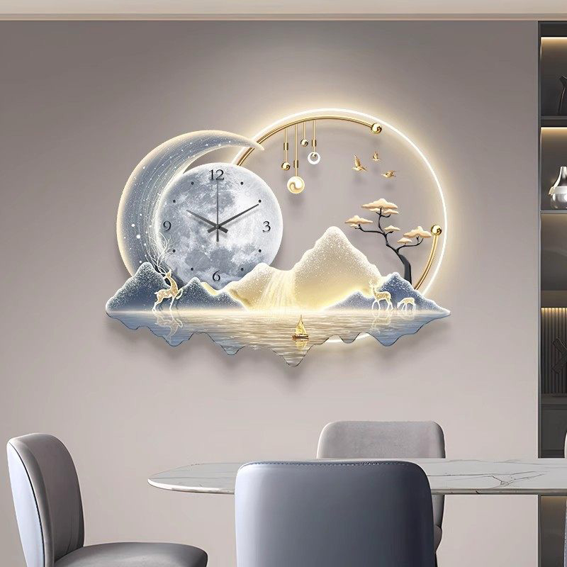 Art Mural Led Clock Wall Luxur - Luxury Lifestyle Homes recension och pris